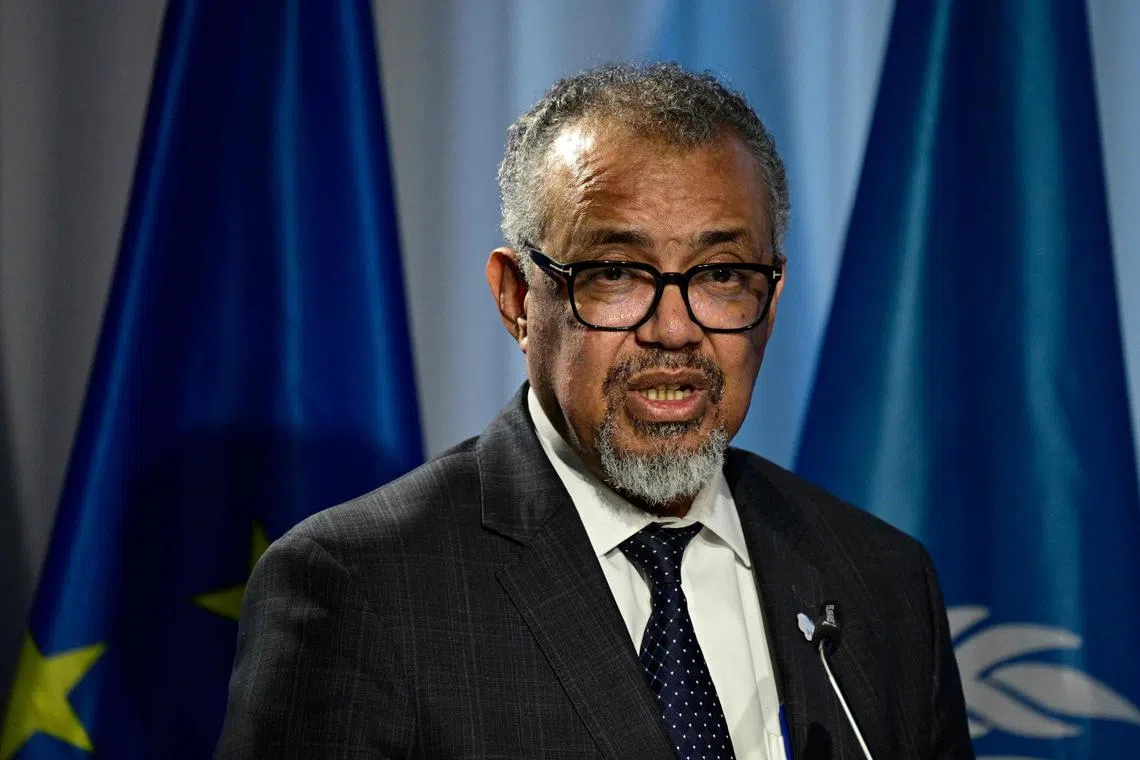 WHO director-general Tedros Adhanom Ghebreyesus said US budget cuts have left the UN agency with no choice but to slash operations and lay off staff.