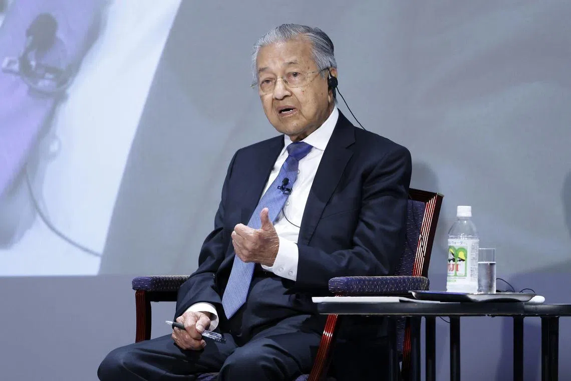 Former Malaysian prime minister Mahathir Mohamad said he will sit out the upcoming state elections.