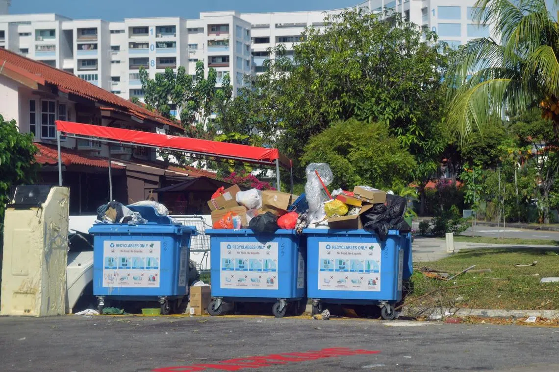 In 2024, Singapore’s overall recycling rate was 50 per cent, down from the 52 per cent overall recycling rate in 2023. 