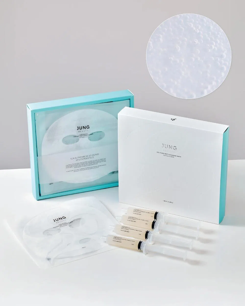 Best sheet masks in Singapore:Jung Beauty CO2 Pore Deep Cleansing Mask For Face & Neck