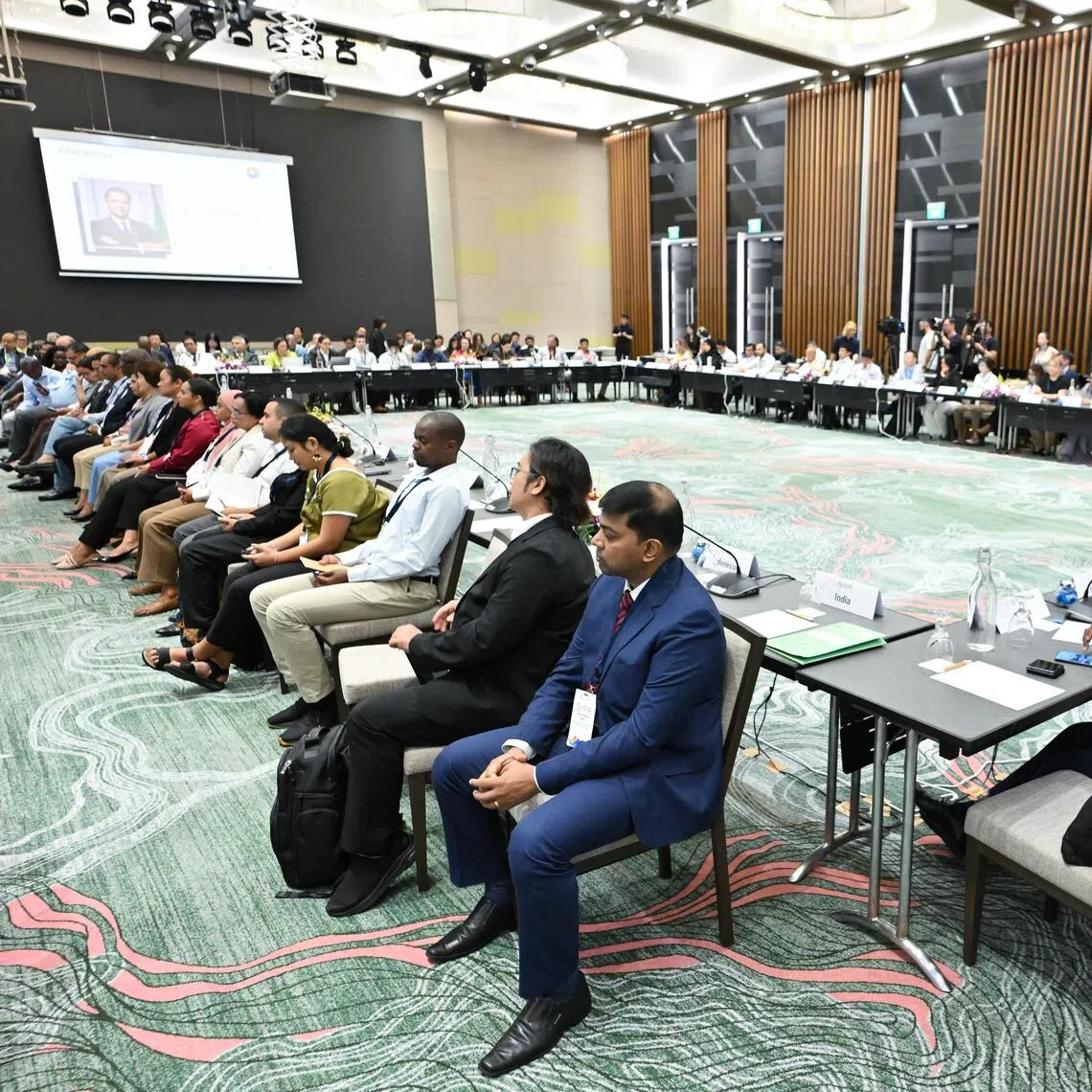 Country officials and the UN gathered at the inaugural Global Cooling Pledge Assembly at Parkroyal on Beach Road on Sept 17.