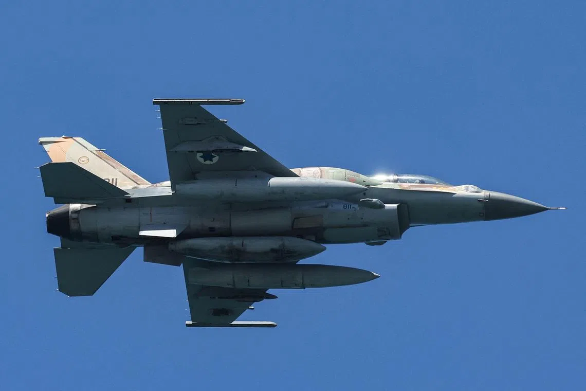 The Israeli strike wounded four Syrian soldiers and destroyed “trucks carrying weapons belonging to Lebanese Hezbollah”, said the Syrian Observatory for Human Rights.