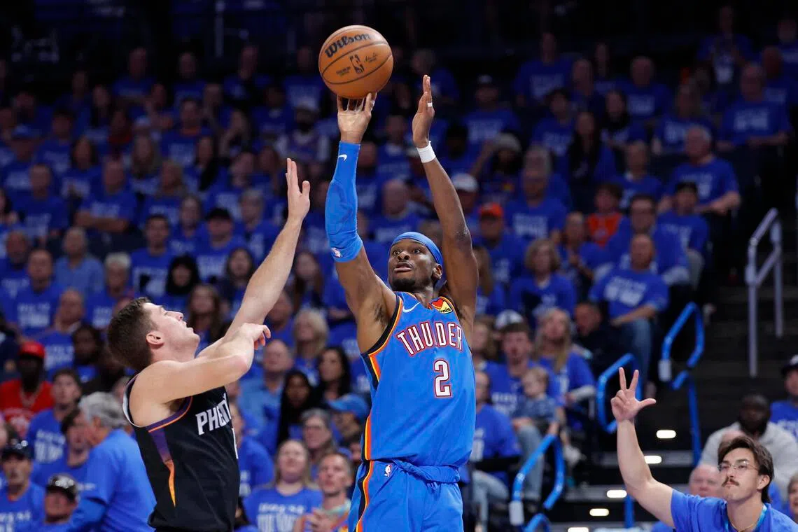 Oklahoma City Thunder’s Shai Gilgeous-Alexander named NBA’s top clutch performer