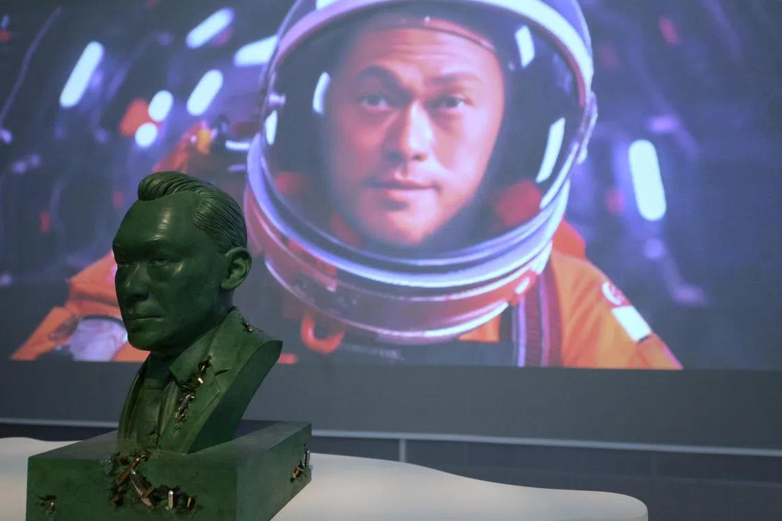 Now is Not the Time, an exhibition that uses immersive technology to tell the stories of Singapore under the stewardship of its founding prime minister, Mr. Lee Kuan Yew.

ST Photos: Ng Sor Luan