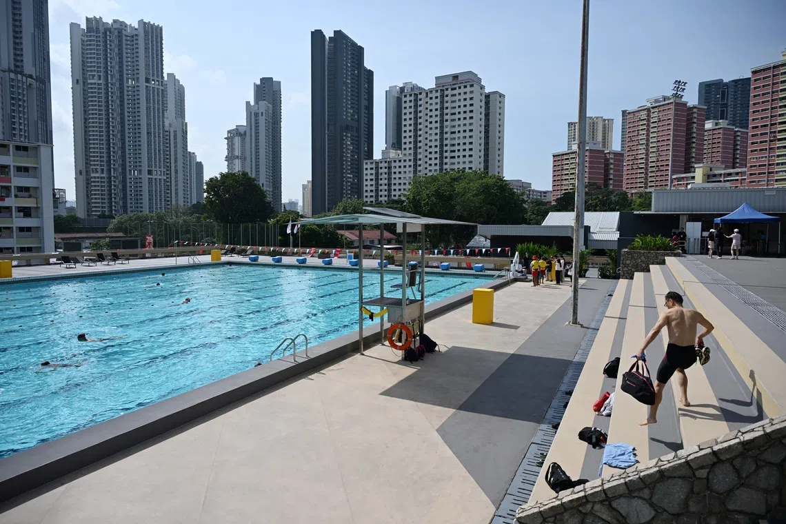 The swimming complex, comprising a competition pool, a learner’s pool and two wading pools, has also been refreshed with new pool deck flooring.