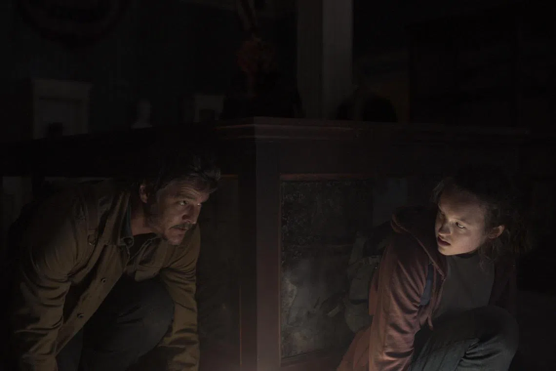 Pedro Pascal (left) and Bella Ramsey in The Last Of Us