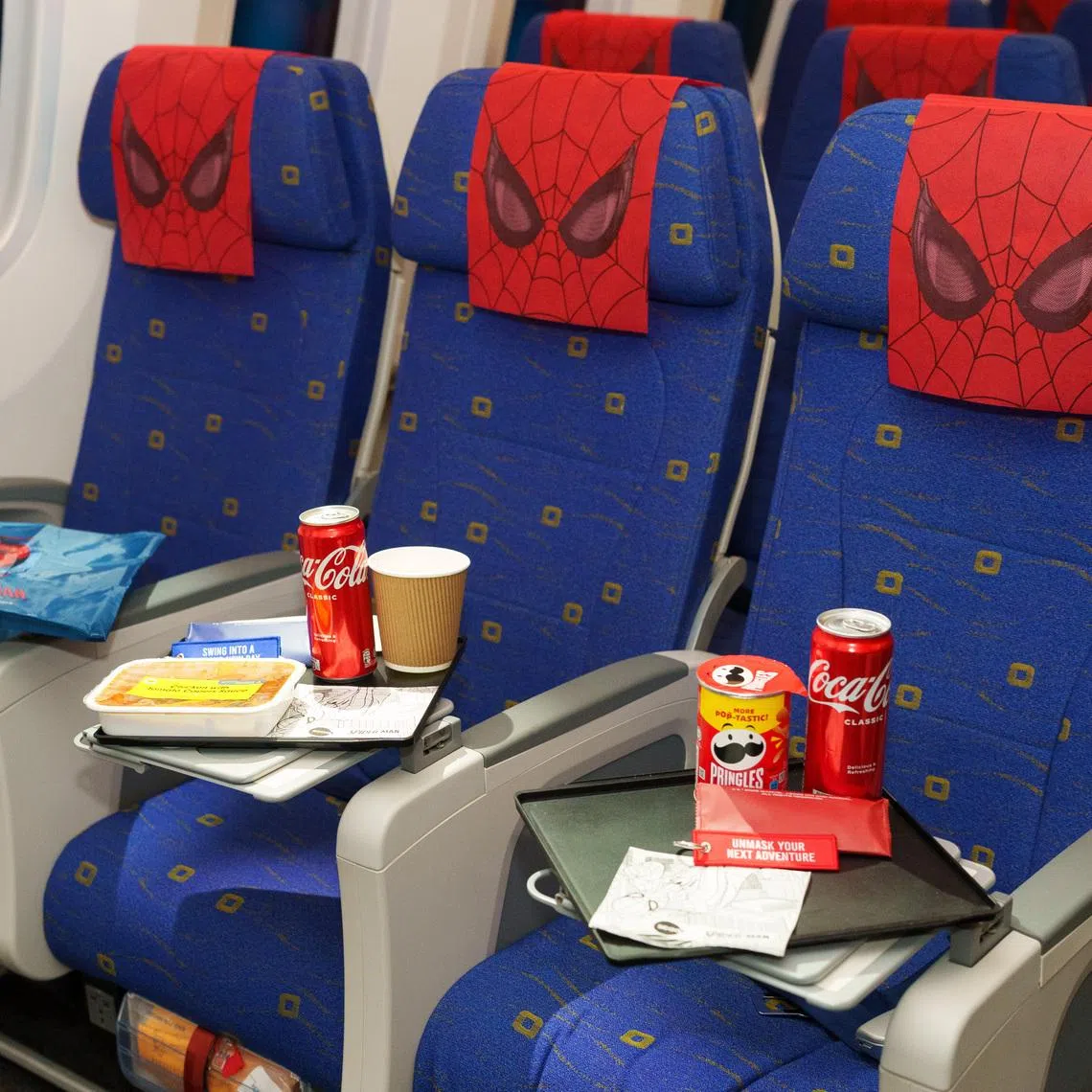Passengers can also receive exclusive Spider-Man: Brand New Day merchandise, subject to terms and conditions.