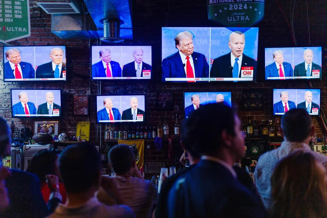 US President Joe Biden and Donald Trump sparred mostly over domestic issues but China was also a contentious topic.