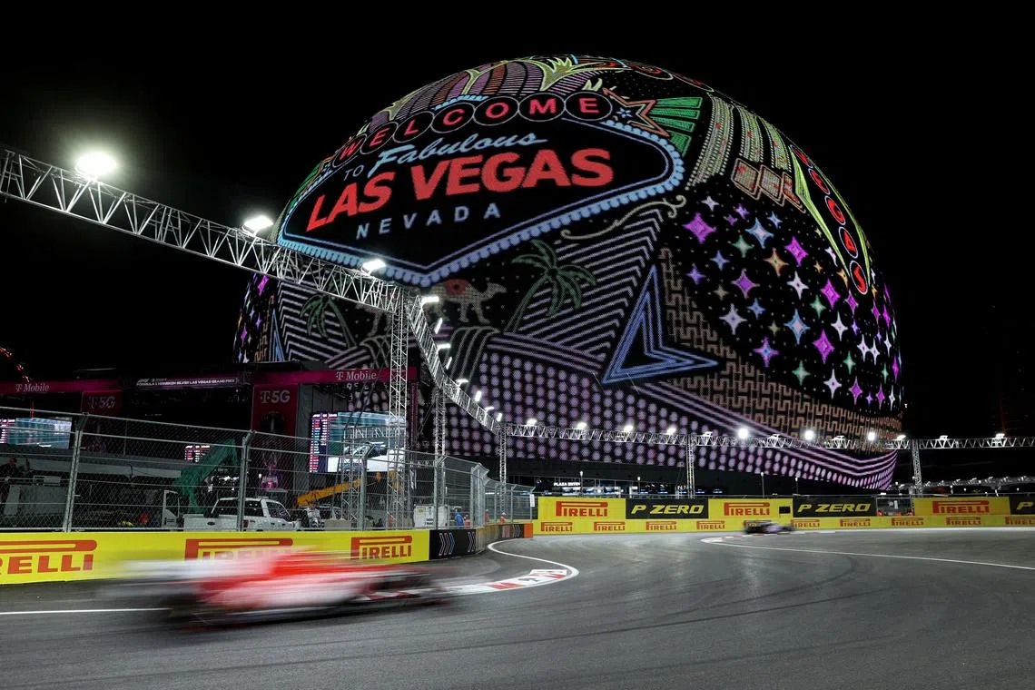 Las Vegas GP adds Ferrari race and ice rink | The Straits Times