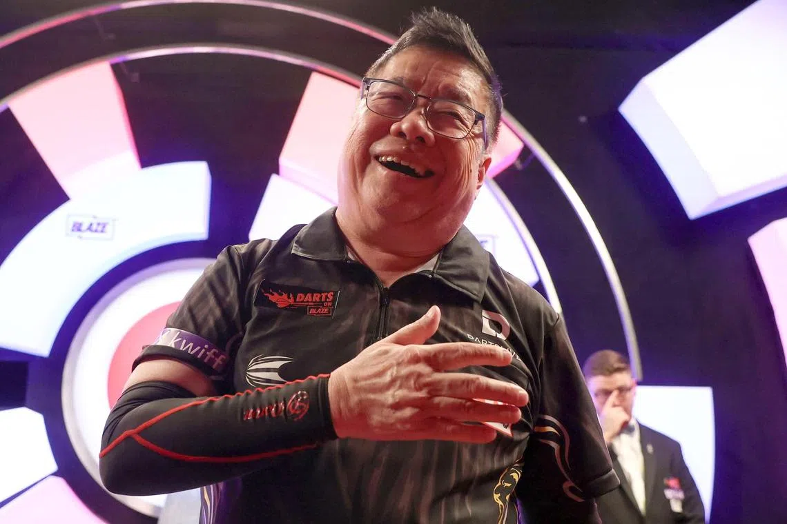 Paul Lim 70, runners up in the 2024 WDF World Darts Championship