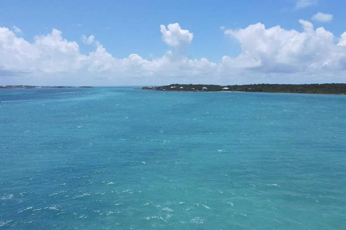 Recovery operations are conducted by the Royal Bahamas Defence Force in the Marsh Harbour area of Abaco, April 10, 2026, for Michigan woman Lynette Hooker, who went missing at sea over the weekend in the Abaco Islands, Bahamas.  Royal Bahamas Defence Force/Handout via REUTERS