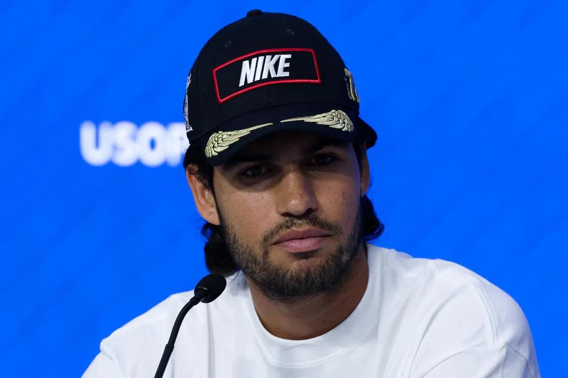 Carlos Alcaraz has drawn confidence from gruelling practice sessions ahead of the Grand Slam.