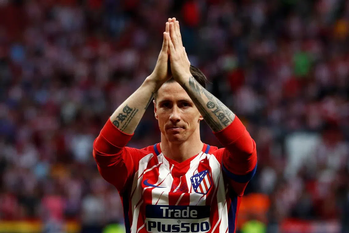 FILE PHOTO: Soccer Football - La Liga Santander - Atletico Madrid vs Eibar - Wanda Metropolitano, Madrid, Spain - May 20, 2018   Atletico Madrid's Fernando Torres after the match   REUTERS/Juan Medina