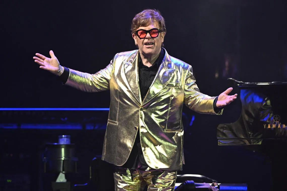 British legendary singer Elton John was questioned about Spacey attending an annual ball a this home in Windsor, west of London. 