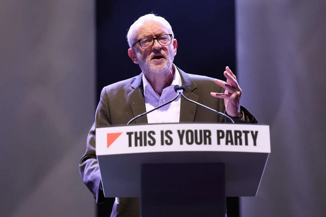 Mr Corbyn had called for members to “come together” at the opening of the conference.