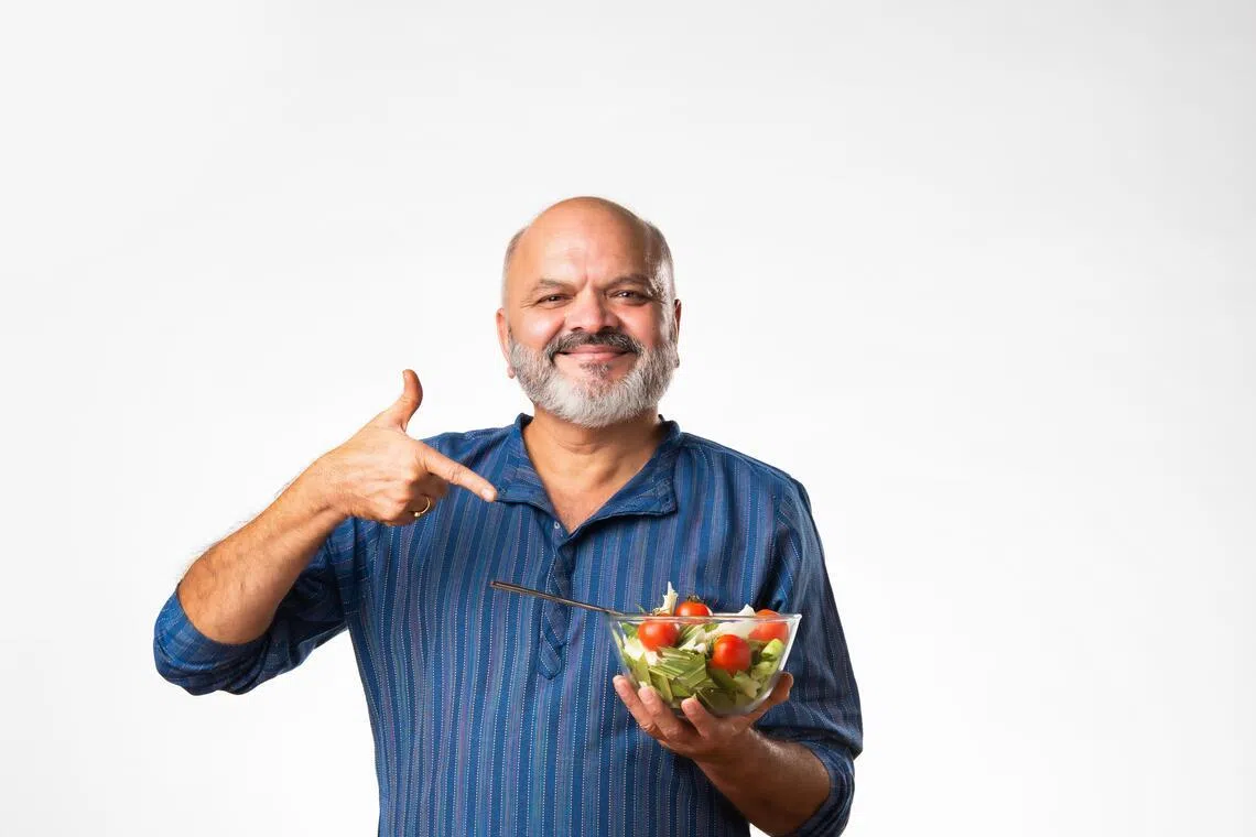 Eat a balanced diet with a variety of fruits and vegetables rather than relying only on vitamin supplements.