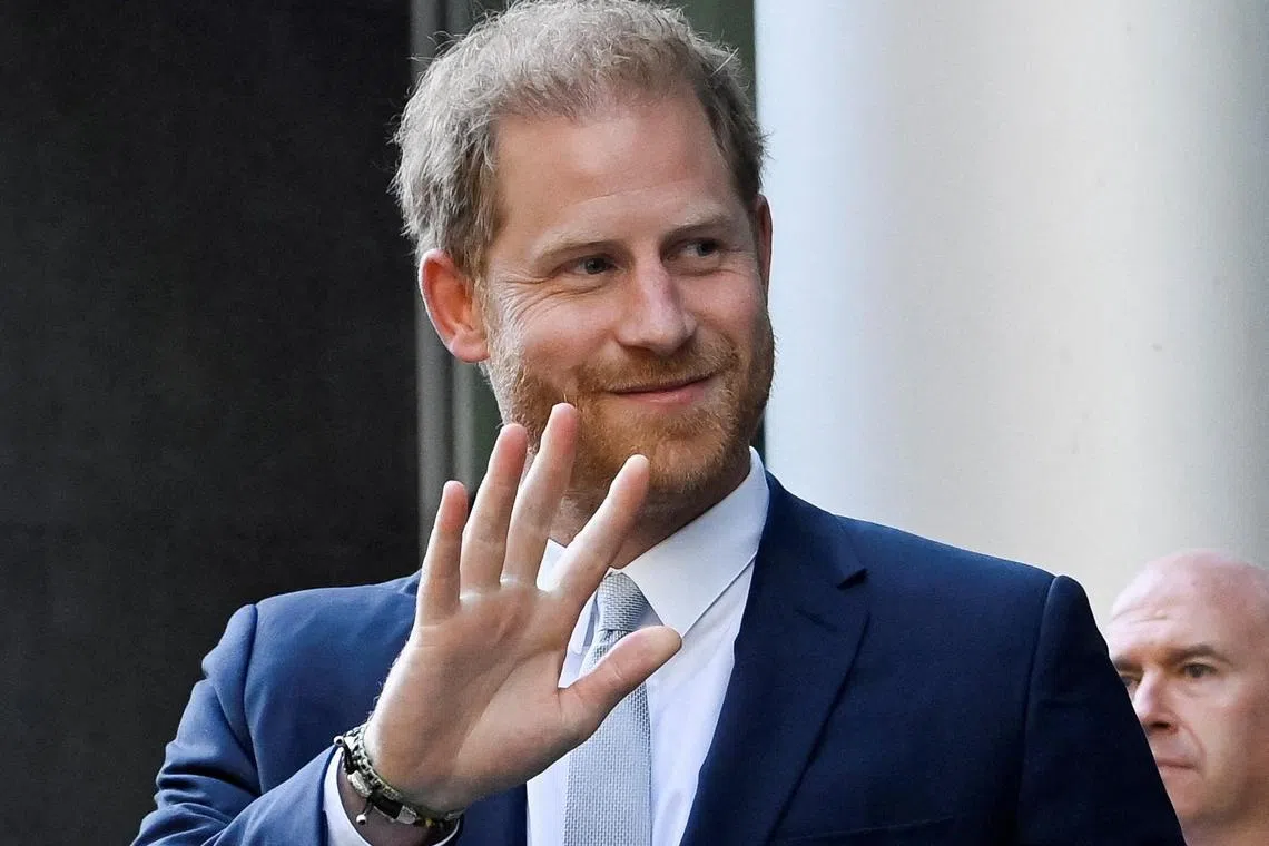 Prince Harry said he was targeted by Britain’s Mirror Group Newspapers and over 140 stories were the result of unlawful info gathering.
