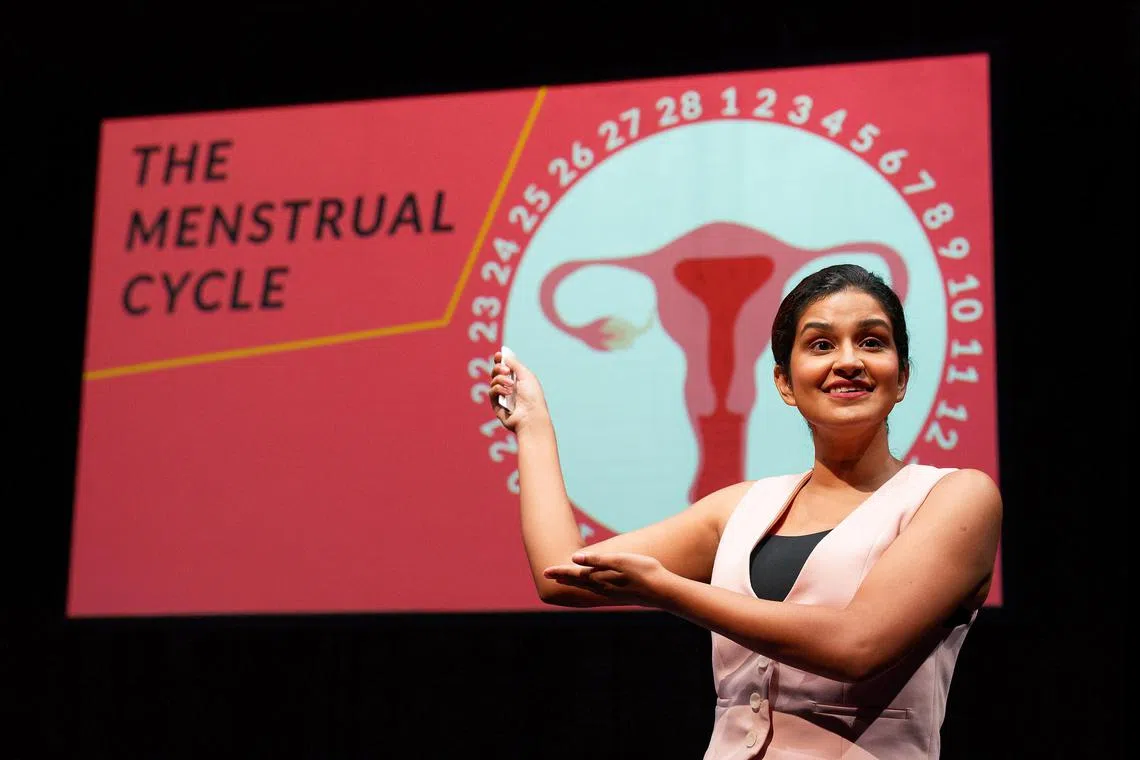 Actress Sindhura Kalidas in Wild Rice production, Psychob***h.