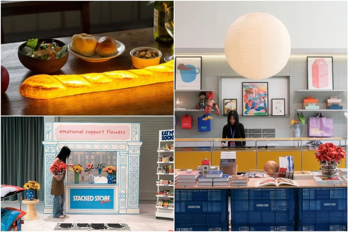 Inside the Singapore decor store that sells lamps made of real baguettes