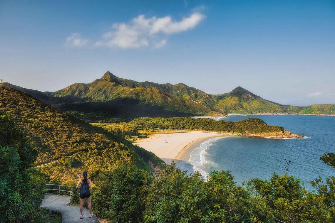 Hong Kong, beach, sand, sea 