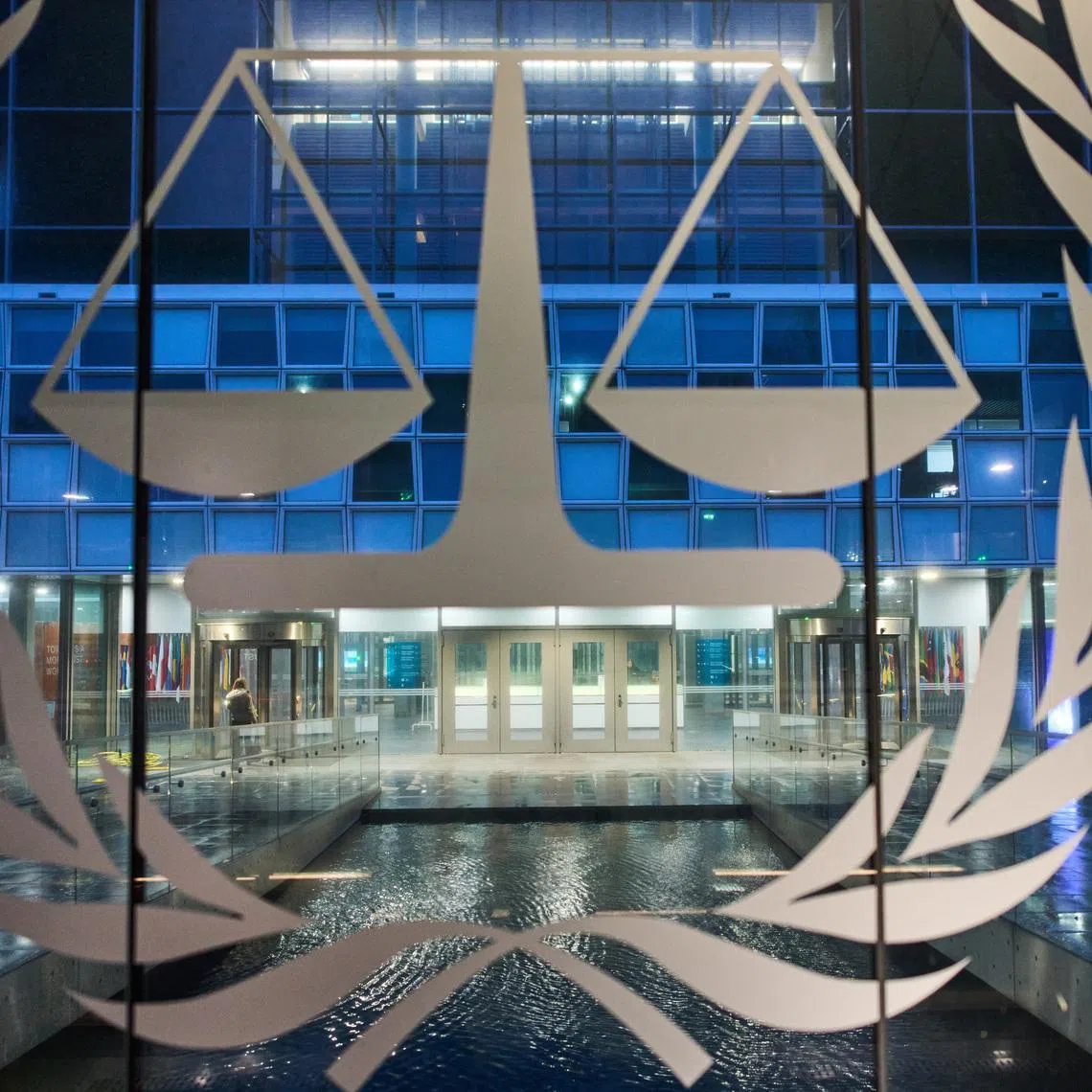 Exterior view of the International Criminal Court (ICC) in The Hague, Netherlands, Tuesday, Dec. 9, 2025. Peter Dejong/Pool via REUTERS