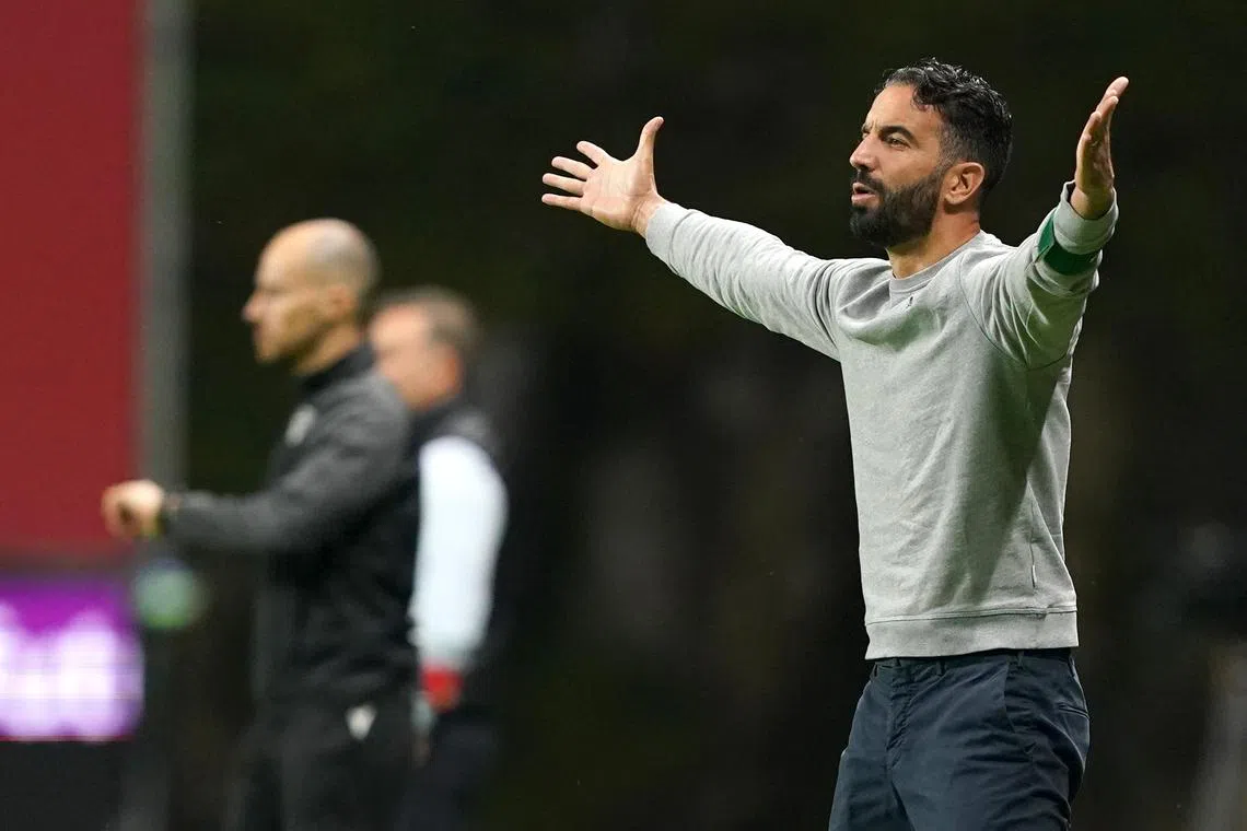 New Manchester United coach Ruben Amorim will get his first test against Ipswich on Nov 24. 