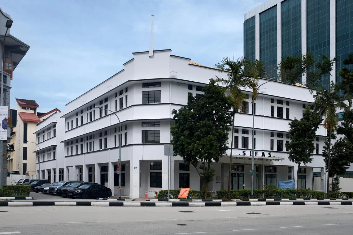 Singapore Indian Fine Arts Society's new campus at 250 Middle Road on March 13, 2025.