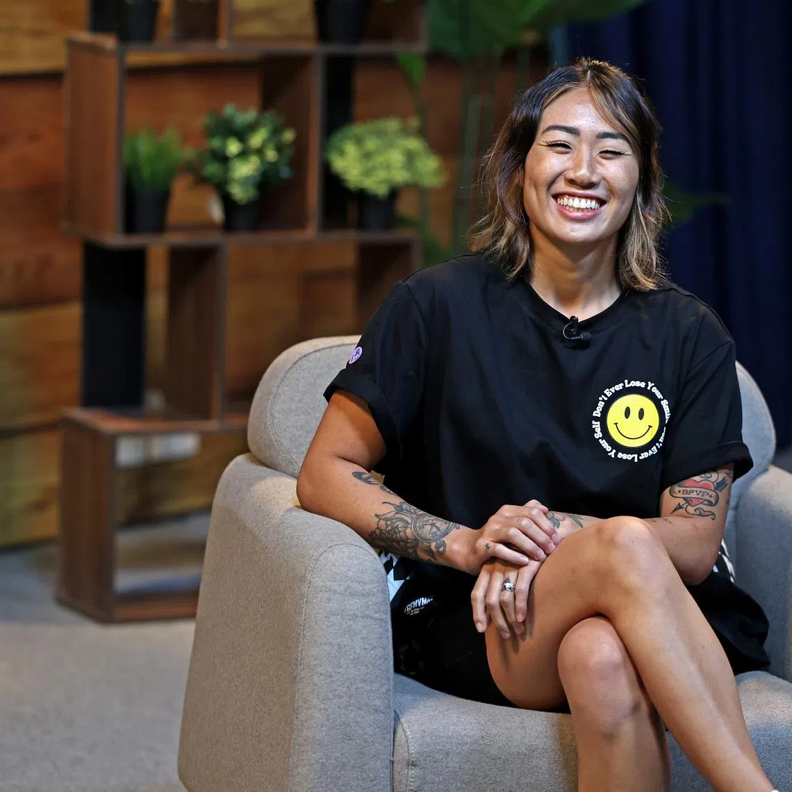 Angela Lee Pucci at SPH News Centre, on 26 Sept, 2023.