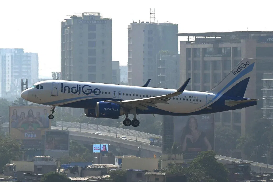 The crisis has sent IndiGo’s shares down nearly 17 per cent over the past seven days, wiping US$4.3 billion (S$5.58 billion) off its market value. 