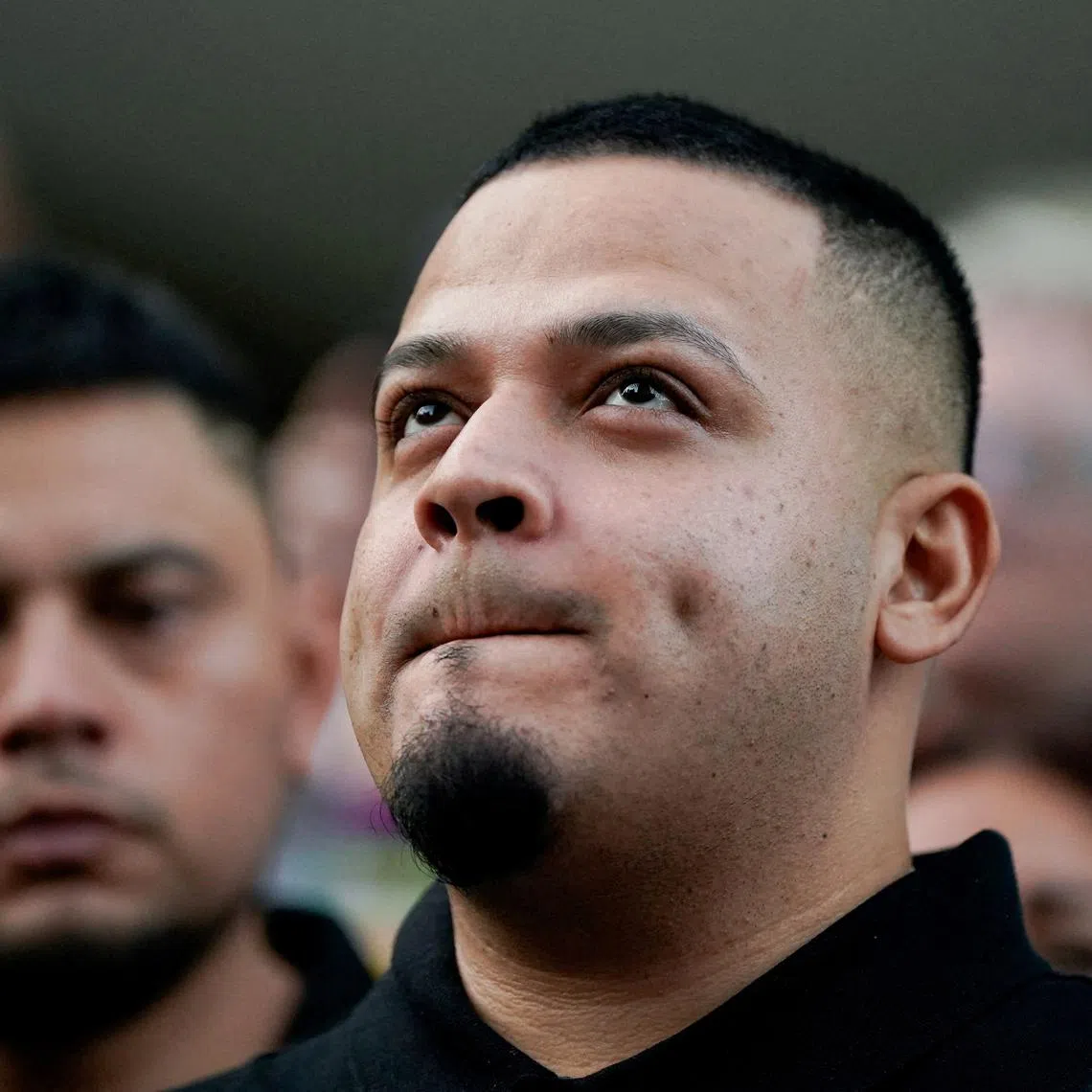 FILE PHOTO: Kilmar Abrego, the migrant whose wrongful deportation to El Salvador made him a symbol of U.S. President Donald Trump's aggressive immigration policies, appears for a check-in at the ICE Baltimore field office three days after his release from criminal custody in Tennessee, in Baltimore, Maryland, U.S., August 25, 2025.  REUTERS/Elizabeth Frantz/File Photo