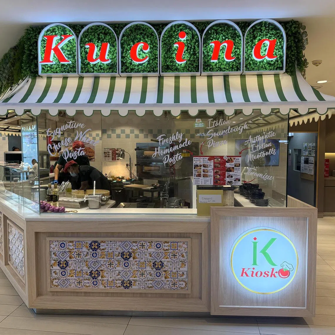 Kucina Kiosko is a new concept by the owners of Kucina Italian Restaurant.