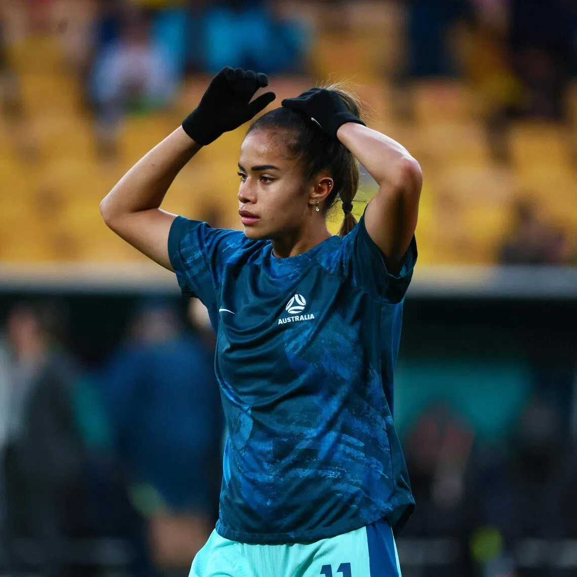 Australia and Manchester City winger Mary Fowler has claimed a teammate at French club Montpellier gave her and another black player bananas as a farewell gift.
