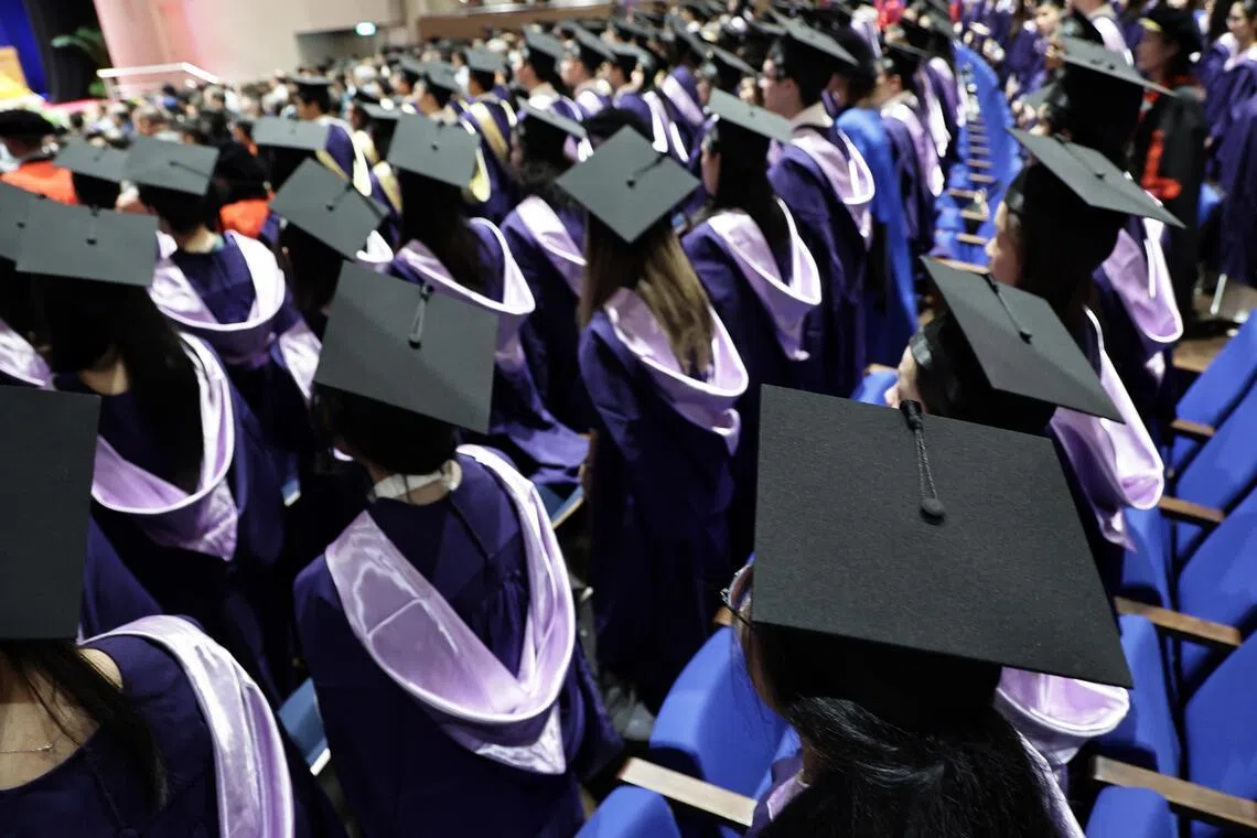 Results from the latest graduate employment survey showed that 74.4 per cent of graduates secured full-time positions in 2025, down from 79.4 per cent in 2024.