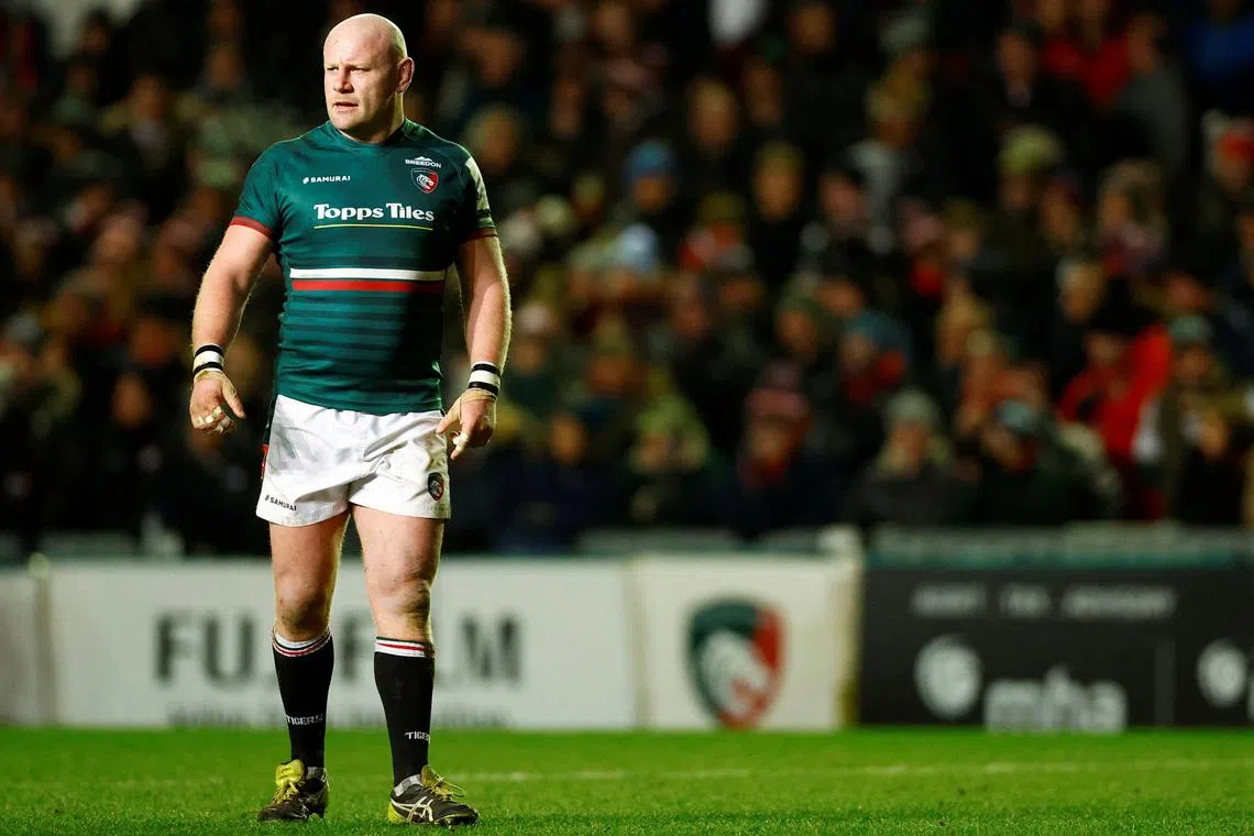 FILE PHOTO: Rugby Union - European Champions Cup - Leicester Tigers v Ospreys - Welford Road Stadium, Leicester, Britain - January 20, 2023 Leicester Tigers' Dan Cole Action Images via Reuters/Andrew Boyers/ File Photo