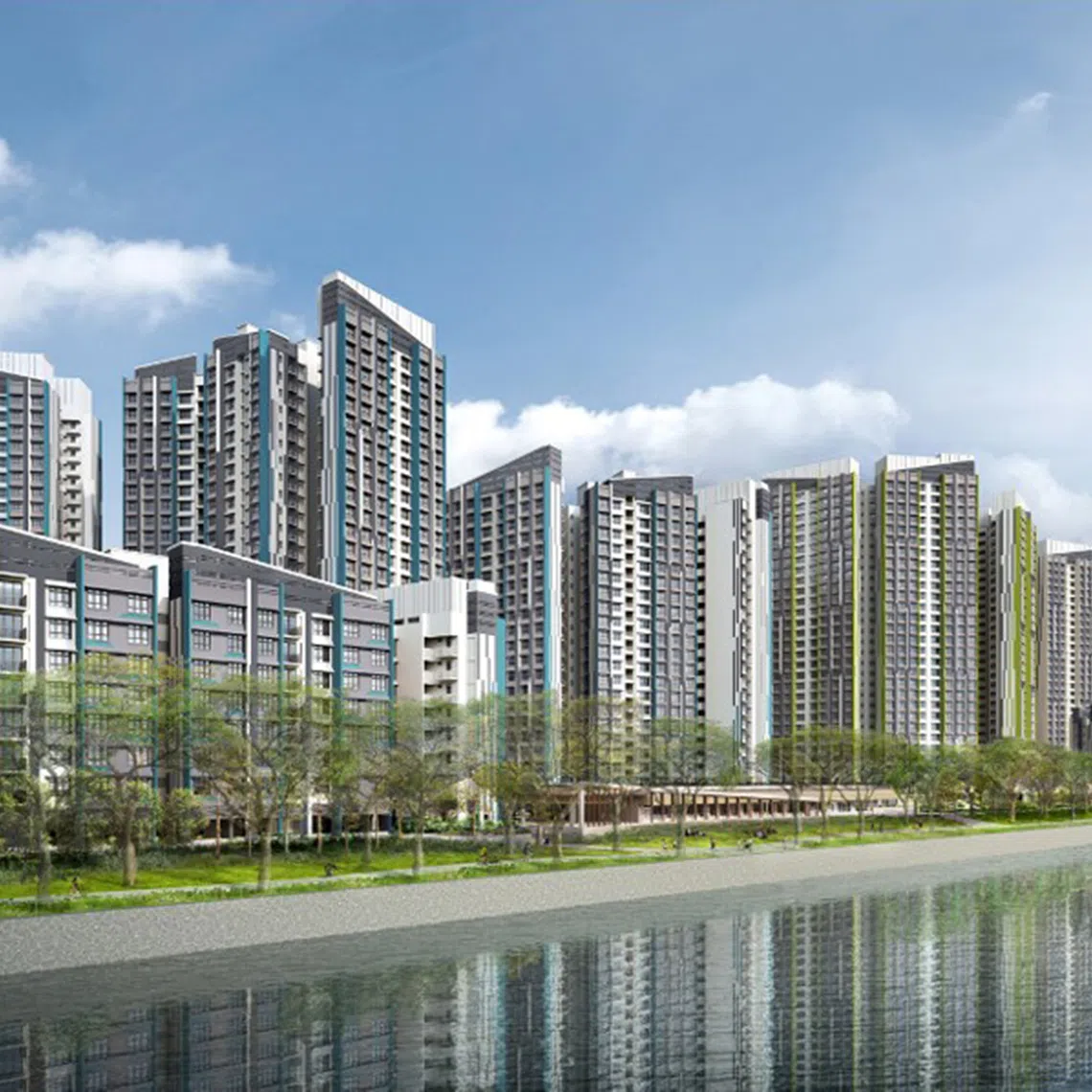 An artist’s impression of Tanjong Rhu Riverfront II. The worker fell from height while concreting works were being carried out.