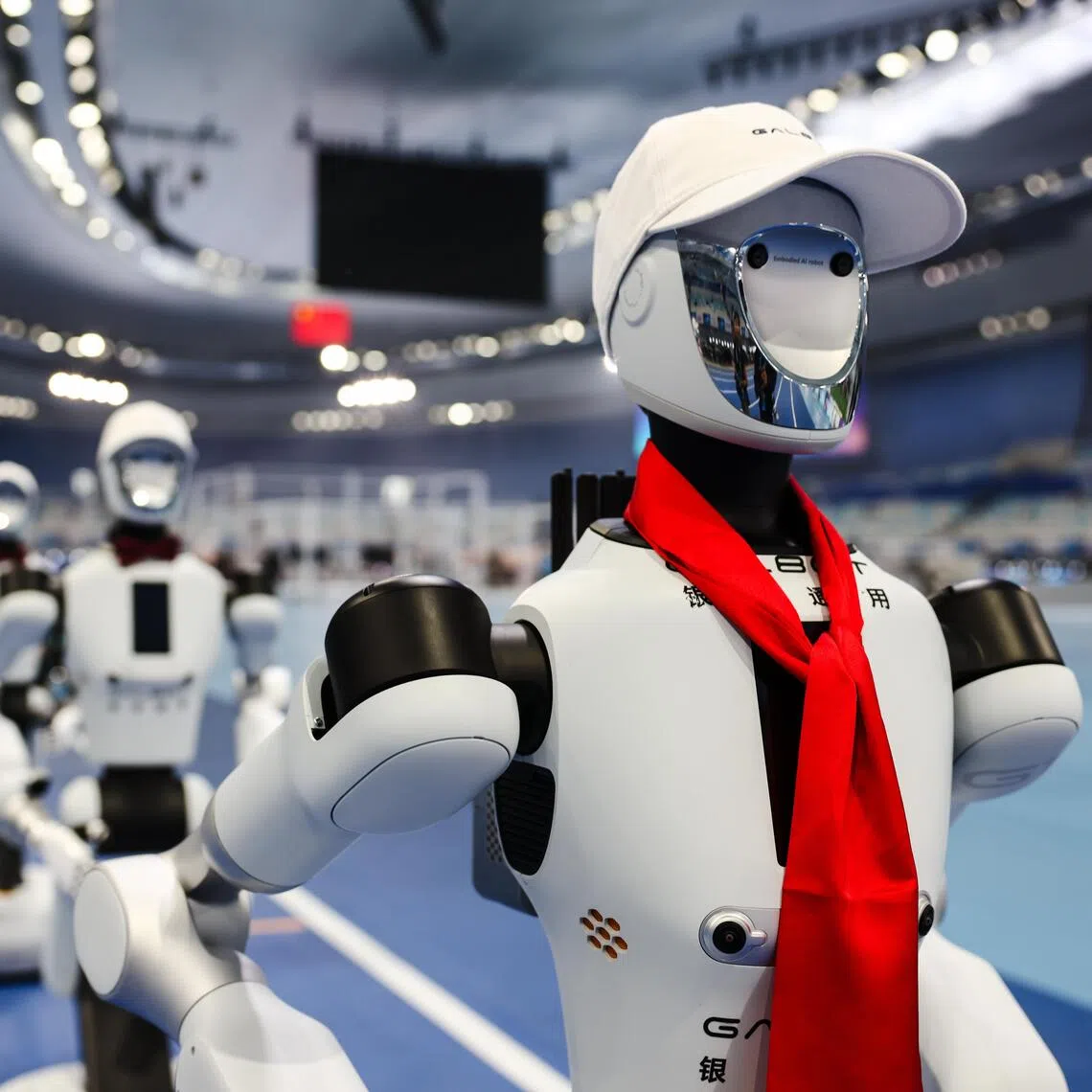 The World Humanoid Robot Games in Beijing combine events modelled on human sports with those designed to test the robots in simulated settings.