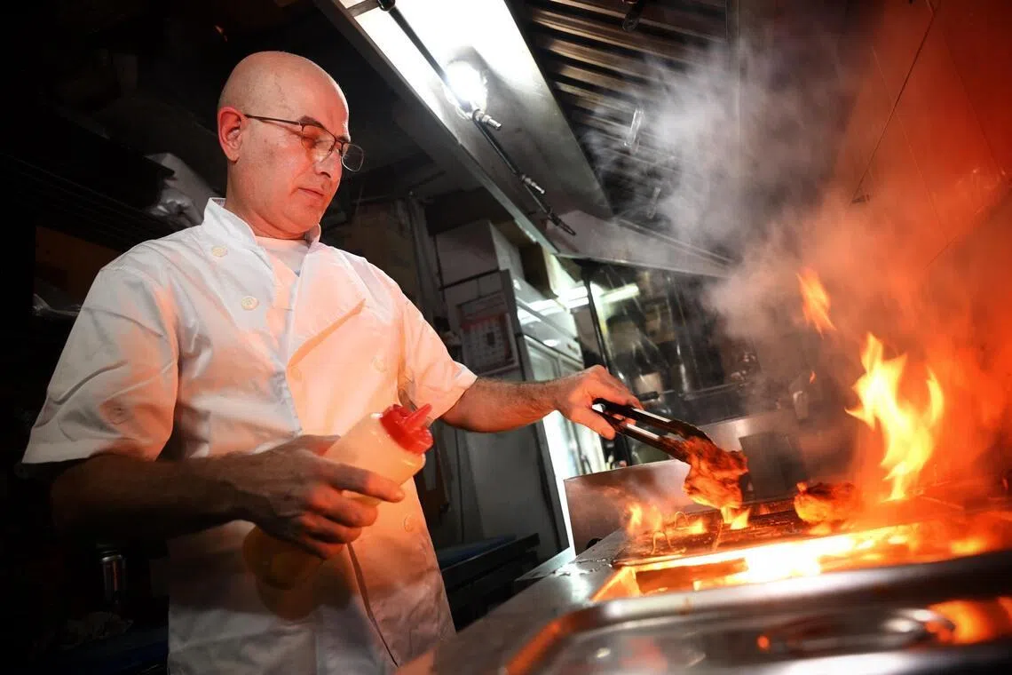 Iraq-born Omar Alnaimi is the owner of hawker-style Pete’s Mediterranean Grill, which will celebrate its 10th anniversary in November.