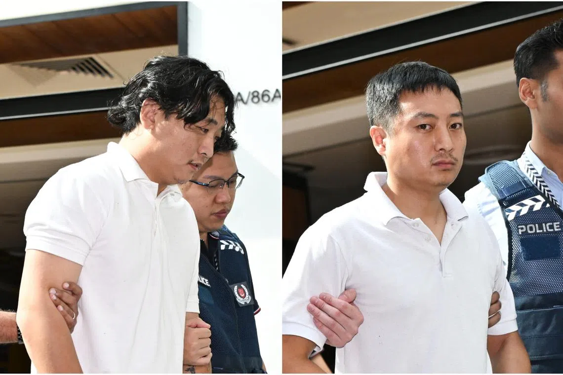 Li Xueqi (left) was sentenced to 15 weeks’ jail, while  Xu Zhaochen was given eight weeks’ jail.