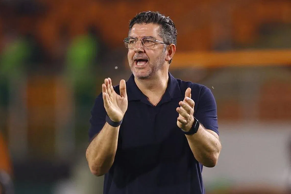 Soccer Football - Africa Cup of Nations - Round of 16 - Egypt v DR Congo - Laurent Pokou Stadium, San Pedro, Ivory Coast - January 28, 2024 Egypt coach Rui Vitoria reacts REUTERS/Siphiwe Sibeko/File Photo