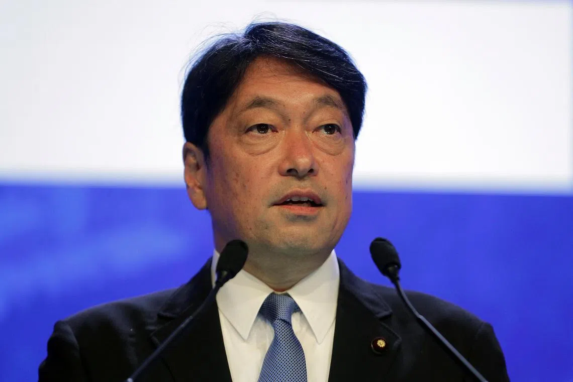 Mr Itsunori Onodera said one way that Japan could share information with Taiwan could be through its close ally the US.