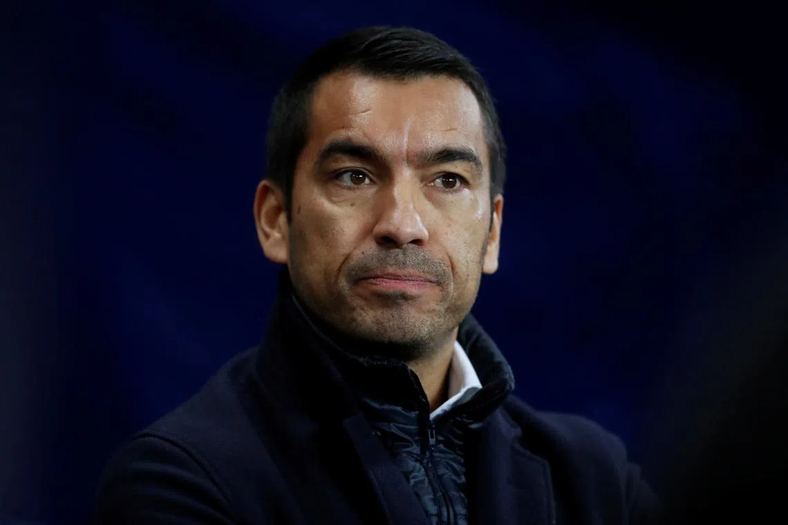 Soccer Football - Champions League - Manchester City vs Feyenoord - Etihad Stadium, Manchester, Britain - November 21, 2017   Feyenoord coach Giovanni van Bronckhorst    Action Images via Reuters/Carl Recine/File Photo