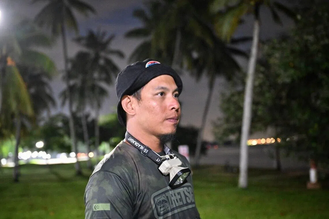 Muhammad Fairuz, who was fishing at the beach, told ST that the group was about 100m out in the water shortly after 4pm, adding that the skies were clear when lightning struck the water.