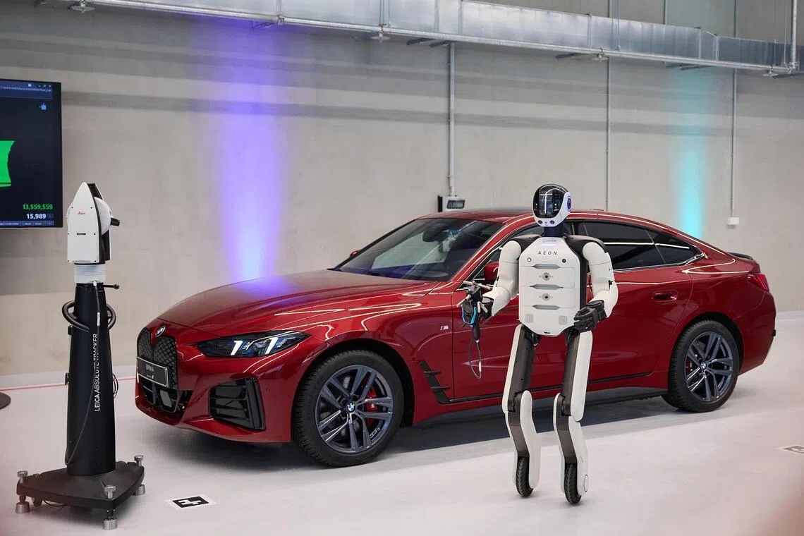 Humanoid robots will be deployed to build BMWs in Germany later in 2026. 