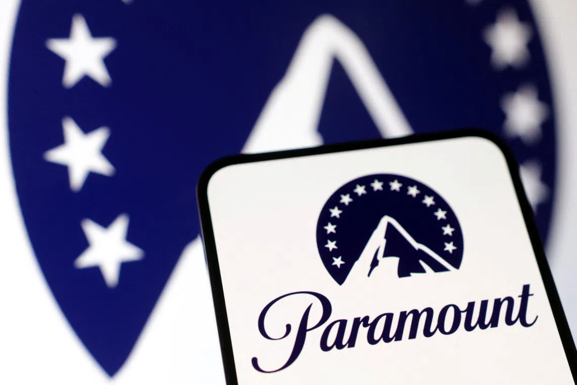 FILE PHOTO: Paramount Global logo is seen in this illustration taken December 17, 2024. REUTERS/Dado Ruvic/Illustration/File Photo