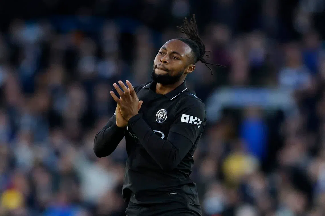 Soccer Football - Premier League - Leeds United v Manchester City - Elland Road, Leeds, Britain - February 28, 2026 Manchester City's Antoine Semenyo before the match Action Images via Reuters/Jason Cairnduff
