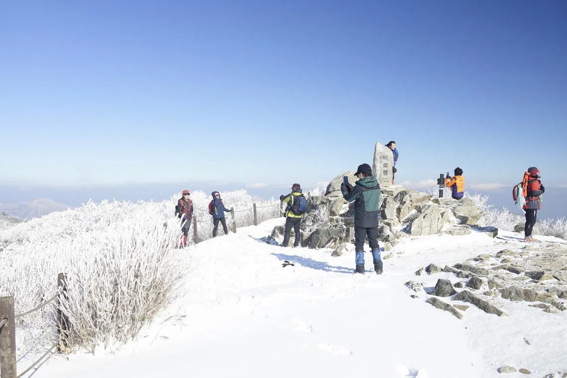 South Korea's eastern province of Gangwon has a variety of outdoor winter activities for tourists to enjoy. 