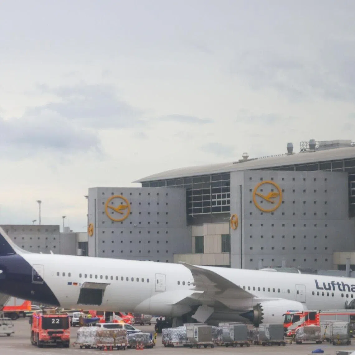 “Passengers had not yet boarded,” a company spokesperson said, adding that crew members and ground staff were on board the aircraft at the time of the incident.