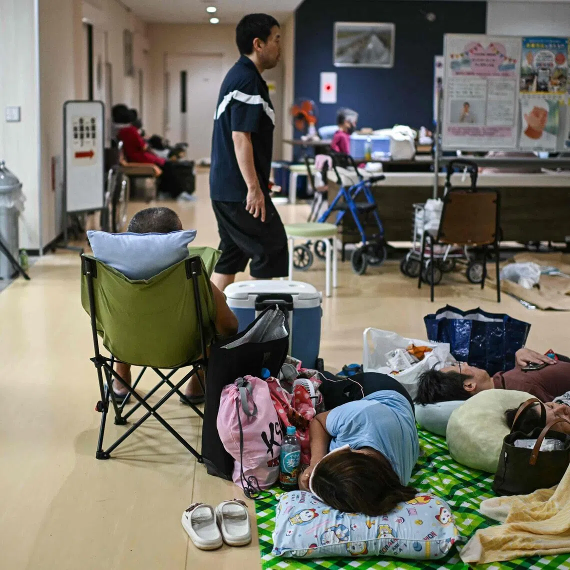 Some 2,460 people continued to take refuge at 61 evacuation centers as of Aug 27, down from more than 10,000 at one point.