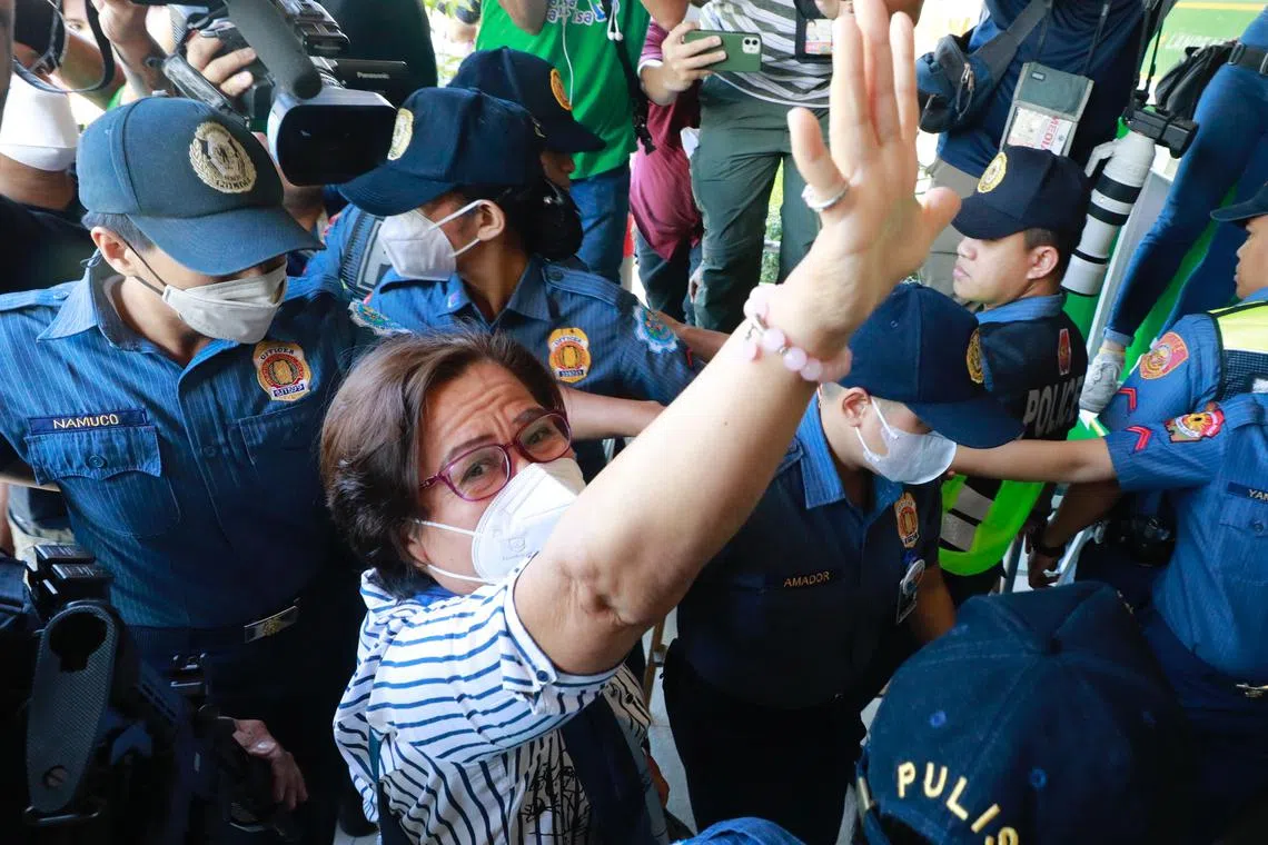 Former senator Leila De Lima was charged just a few months after she launched a senate investigation into Duterte’s “war on drugs”. 
