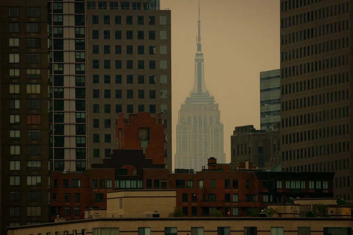 The smoke was expected to worsen throughout the day.